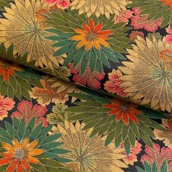  Dekorációs anyag jacquard Matcha allover kaki