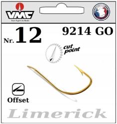 VMC Akasztó VMC 9214GO Nr. 12 Limerick Flatted Offset Ground & Float &pole 10db (9214 GO 12)