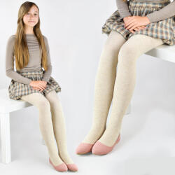 Noviti Lány harisnyanadrág soft bézs melange Noviti méret128/134 (rajstopy ferie ciepłe)