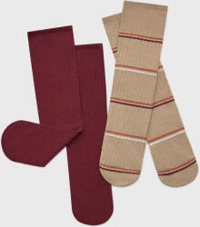 OROBLÚ 2PACK чорапи OROBLÚ Twins Plain and Stripes по-дълги (2PVOBC68285_pon)