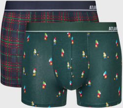 Atlantic 2PACK памучни боксерки Check (2p2GMH031_box)