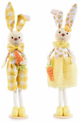 Decorer Set 2 figurine Iepurasi Paste textil 5x29 cm (A16.16.33)