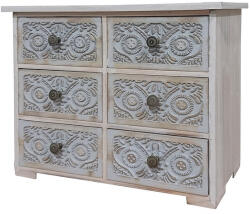 AdTrend Comoda lemn maro gri 49, 5 x 19 x 39, 5 cm (119301) Comoda