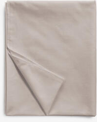 Goldea cearceaf de pat din bumbac prelată - gri-maroniu 140 x 240 cm