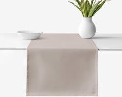 Goldea napron de masă 100% bumbac - gri-maroniu 50x140 cm Fata de masa