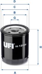 UFI Filtru ulei UFI 23.131. 02 (23.131.02) - centralcar