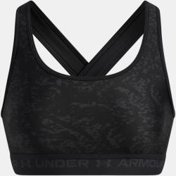 Under Armour Women's Crossback Mid Print Bra-BLK Under Armour | Cheren | ЖЕНИ | XS