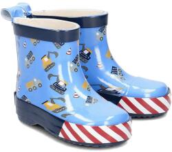 Playshoes Gyerek Gumicsizma Playshoes Rövid Könnyű Kotrógép kotrógéppel R. 22 (gumiaczki Odblask antypoślizgowe niebieskie)