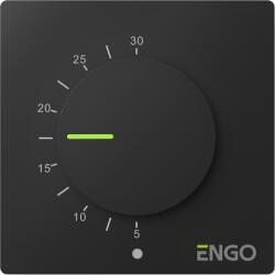 ENGO ESIMPLE230B Termostat cu fir si buton rotativ, aparent, 230V ENGO (932332986)
