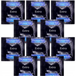 Pasante Extra Safe vastagított óvszer 10 db nagy orgazmus pároknak (Prezerwatywy PASANTE EXTRA SAFE wzmocnione)