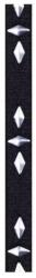 Julimex Bretele decorative pentru sutien, 10 mm - Julimex RB313 (Culoare: Negru, Marime: Universala) (15802)
