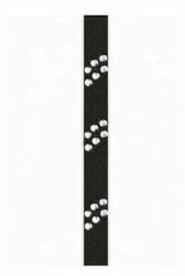 Julimex Bretele textile decorative pentru sutien, latime 10mm - Julimex RB312 (Culoare: Negru, Marime: Universala) (15803)