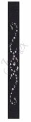 Julimex Bretele textile decorative pentru sutien, latime 10mm - Julimex RB123 (Culoare: Negru, Marime: Universala) (15795)