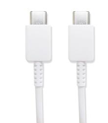  Cablu de date Samsung EP-DW767JWE USB-C la USB-C 3A 1, 8m Alb (DW767JWE)