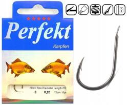 Perfekt Horgok Kötött Perfekt Ponty Carp Karpfen No. 8 0, 20mm 70cm -10db (HWPK8)