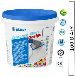 Mapei Epoxi fuga Kerapoxy Easy Design 3 kg Saválló 100 Fehér (5KB010003)