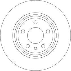 TRW Brzdový kotúč TRW DF6981S (DF6981S)