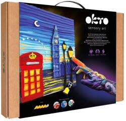 OKTO Set pictura 3D cu argila usoara, 30x40cm - London City (KR-OK10041)