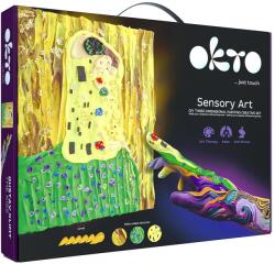 OKTO Set pictura 3D cu argila usoara, 30x40cm - Kiss (KR-OK10006)