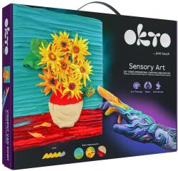 OKTO Set pictura 3D cu argila usoara, 30x40cm - Sunflowers (KR-OK10008)
