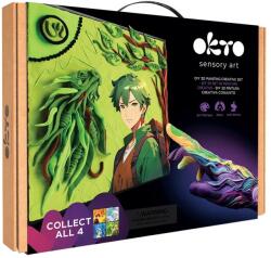 OKTO Set pictura 3D cu argila usoara, 29x29cm - Manga - Ground (KR-OK20038)