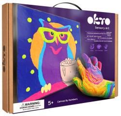 OKTO Set pictura cu argila usoara, 29x29 cm - Owl (KR-OK20003)