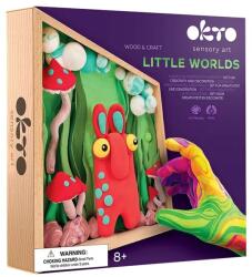 OKTO Set creatie Wood & Craft - Little Worlds, 21x21cm - Mommy Troll (KR-OK20031)
