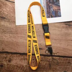  Danger nyakpánt kulcstartó