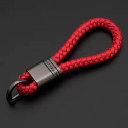  Fonott kulcstartó ajándék férfiaknak és nőknek autós kulcstartó Piros