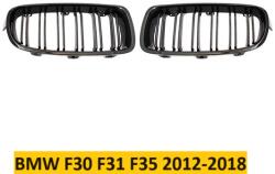  BMW F30 F31 F35 Hűtőrács Vese kétsoros rács fényes fekete 2012-2018