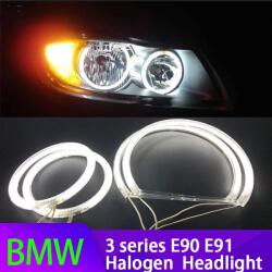 Angel Eye BMW E90 E91 Pre-LCI 05-08 Halogén fényszóró fehér halo gyűrűk CCFL