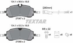 TEXTAR Sada brzdových platničiek kotúčovej brzdy TEXTAR 2706701 (2706701)