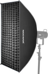 NEEWER 60x90cm Téglalap Softbox Bowens Rögzítéssel - Gyorskioldós Stúdió Fényformáló Diffúzorral és Rácsos Táskával, Aputure 120d és Godox S