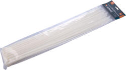 Extol kábelkötegelő 7, 6x540mm 50db, fehér nylon; UV-, sav- és lúgálló