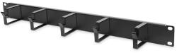 ASSMANN DN-97602 19" 1U gyűrűs fekete kábelrendező (DN-97602) - pcx