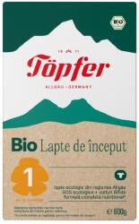 TOPFER Formula lapte de inceput Bio 1, 0+ luni, 600 g, Topfer