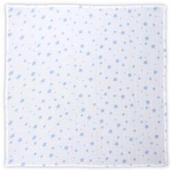 Lorelli Scutec Pled Lorelli Muselina 80x80 Cm Aquatic Stars Alb (1034009 2304)