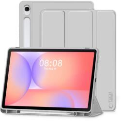Tech-Protect Husa tableta TECH-PROTECT SmartCase Pen compatibila cu Samsung Galaxy Tab S9 11 inch / S9 FE 10.9 inch, Gri (5906302332731)