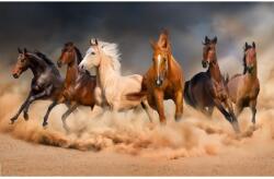 MÉDIA Média öntapadó és lemosható fali tapéta, Lovak a homokviharban, 270 x 200 cm (FOTOTAP4141)