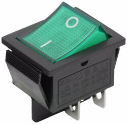 Somogyi Elektronic Kapcsoló vil. bill. 2áll. 2ák. zöld STV 06 (STV 06)