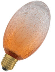 OSRAM Decor E27 LED design fényforrás, melegfehér fényű, 300 lm, 3, 5 W, színezett-roppantott üveg, narancssárga (4099854608506)