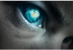 MÉDIA Öntapadós tapéta Kék megjelenés, 250 x 200 cm (FOTOTAP14619)