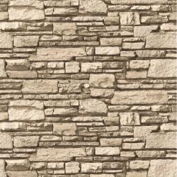 MÉDIA Öntapadó és mosható fali tapéta Krém kőfal, 300 x 200 cm (FOTOTAP5315)