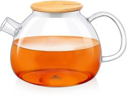 Wilmax England Teáskanna, Wilmax England, Üveg, 1500 ml, Átlátszó (WL-888825/A)