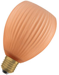 OSRAM Decor E27 LED design fényforrás, melegfehér fényű, 300 lm, 3, 5 W, színezett -bordázott üveg, narancssárga (4099854608797)