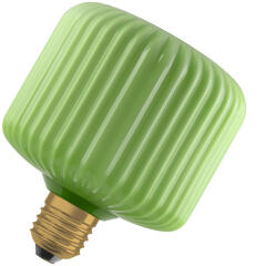 OSRAM Decor E27 LED design fényforrás, melegfehér fényű, 300 lm, 3, 5 W, színezett -bordázott üveg, zöld (4099854609015)