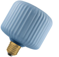 OSRAM Decor E27 LED design fényforrás, melegfehér fényű, 300 lm, 3, 5 W, színezett -bordázott üveg, kék (4099854609039)