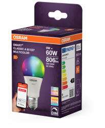 OSRAM Smart+ ZigBee E27 LED, 9 W, 806 lm, 2700-6500 K +RGB, dimmelhető (4099854460333)