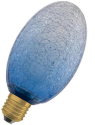 OSRAM Decor E27 LED design fényforrás, melegfehér fényű, 300 lm, 3, 5 W, színezett-roppantott üveg, kék (4099854608568)