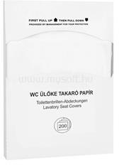 Alpha Toalettülőke takaró papír 200 lap/csomag 10 cs/karton fehér (ALPHA_60106) (ALPHA_60106)
